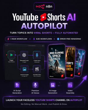 Automated AI YouTube Shorts Generator (Faceless Channel Builder)