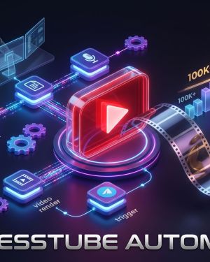 Automated 10-Min Faceless YouTube Studio
