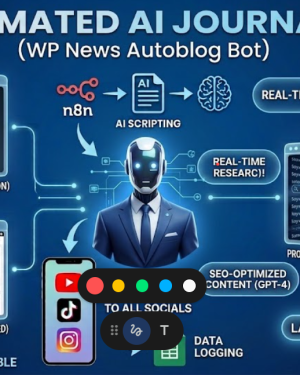 Autonomous AI Journalist (WP News Autoblog Bot)