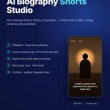 AI Biography Shorts Studio n8n workflow — fact-checked history Shorts